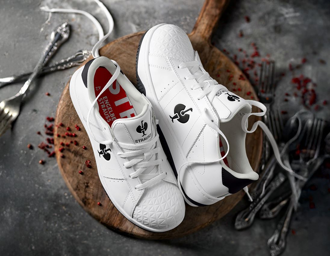 Hospitality | Catering: S1 Safety shoes e.s. Philly low + white/black 3