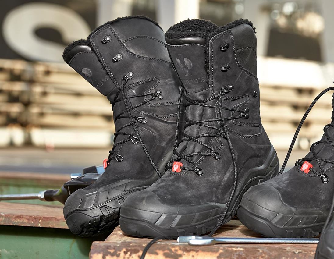 S7: S7 Sicherheitsstiefel e.s. Okomu high + schwarz