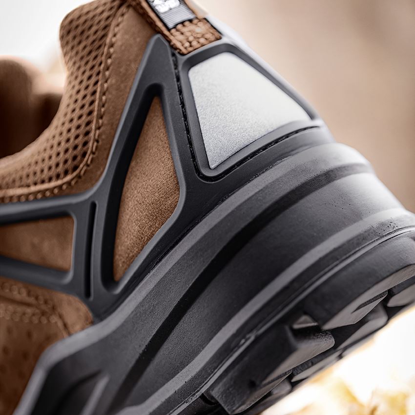Safety Trainers: S3 Sicherheitshalbschuhe e.s. Kasanka low + braun 2