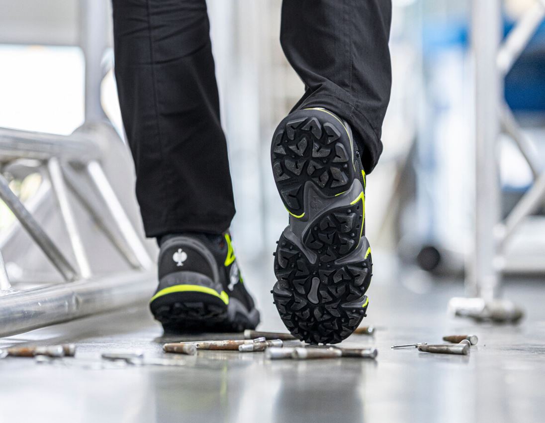 S7: S7S Safety shoes e.s. Peoria low + black/high-vis yellow 3