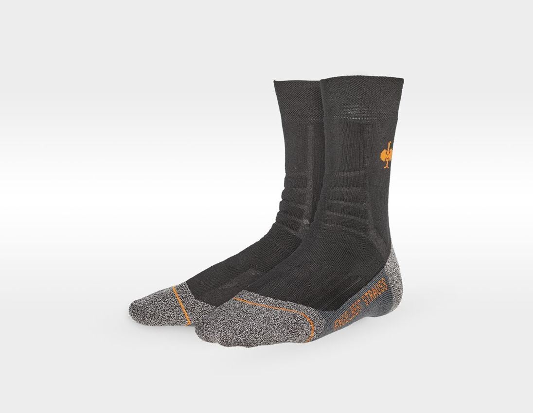 Winter accessories: e.s. Allround socks function warm/high + black