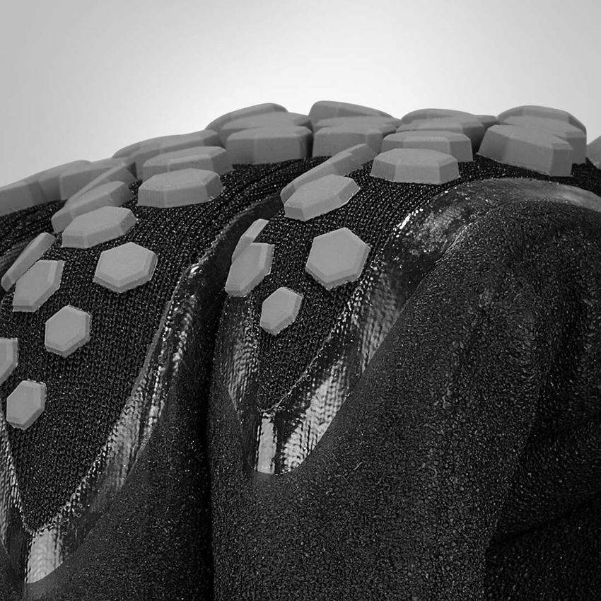 Beschichtet: e.s. Nitril-Handschuhe VibraSafe + schwarz 2