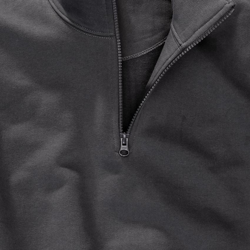 Shirts & Co.: e.s. ZIP-Sweatshirt poly cotton + anthrazit 2