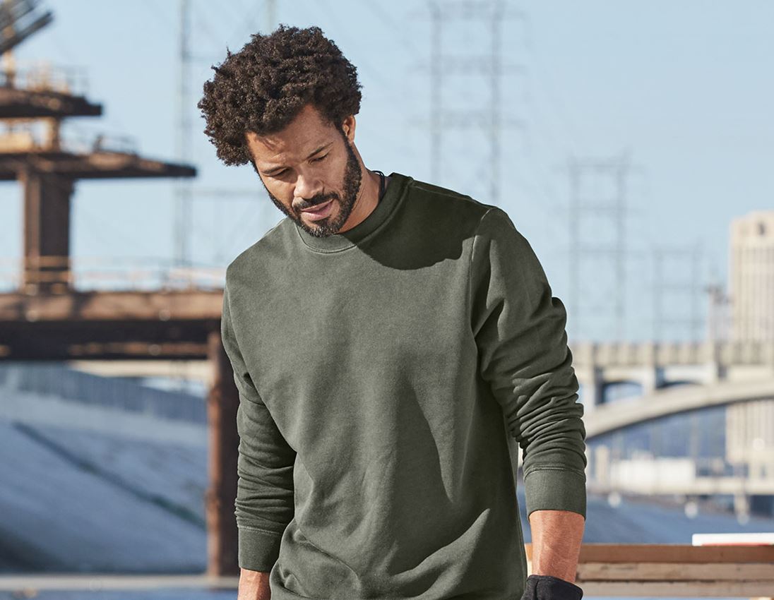 Shirts, Pullover & more: e.s. Sweatshirt vintage poly cotton + disguisegreen vintage 1