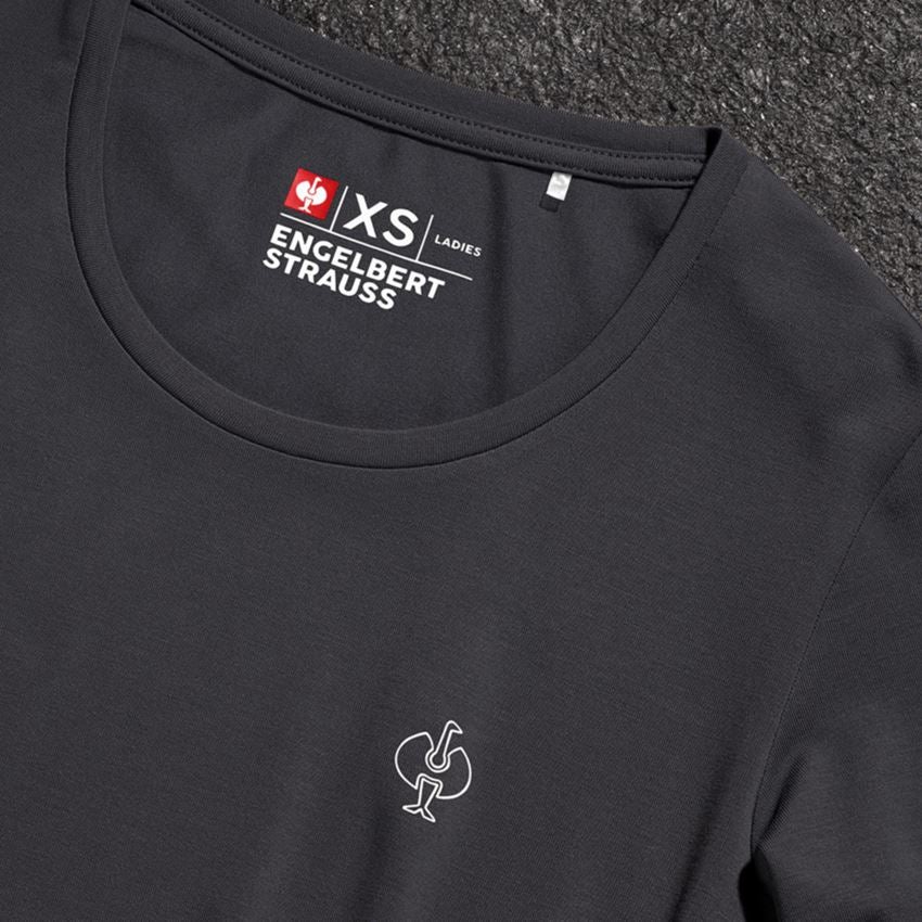 Shirts & Co.: Modal-Shirt e.s. ventura vintage, Damen + schwarz 2