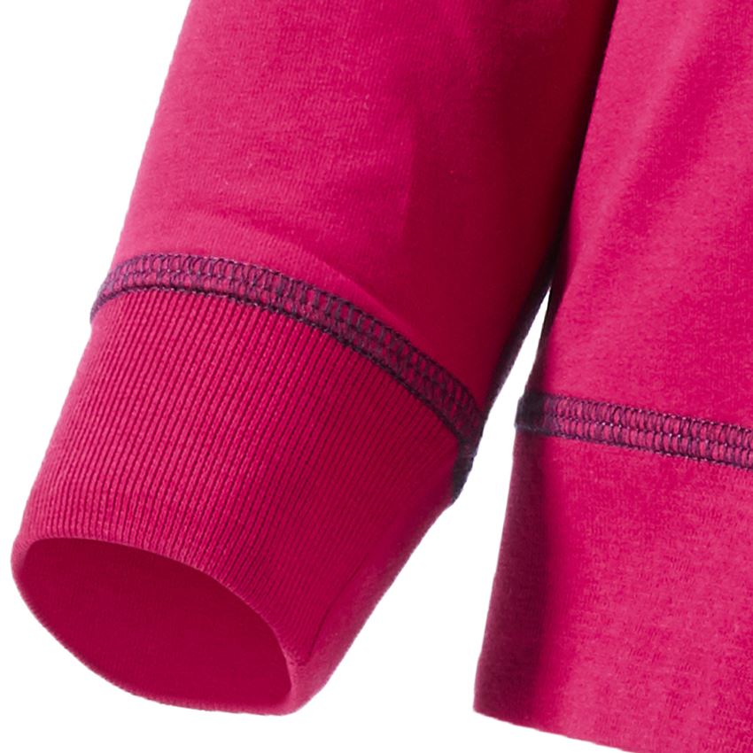 Shirts & Co.: Sweatshirt e.s.motion 2020, Kinder + beere/dunkelblau 2