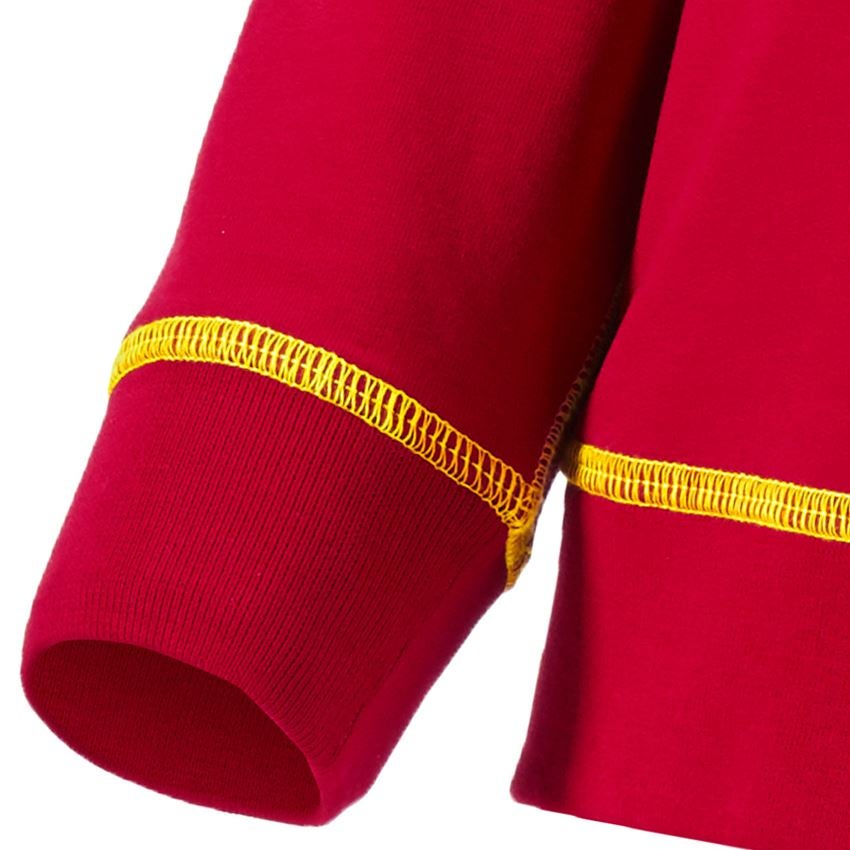 Shirts & Co.: Sweatshirt e.s.motion 2020, Kinder + feuerrot/warngelb 2