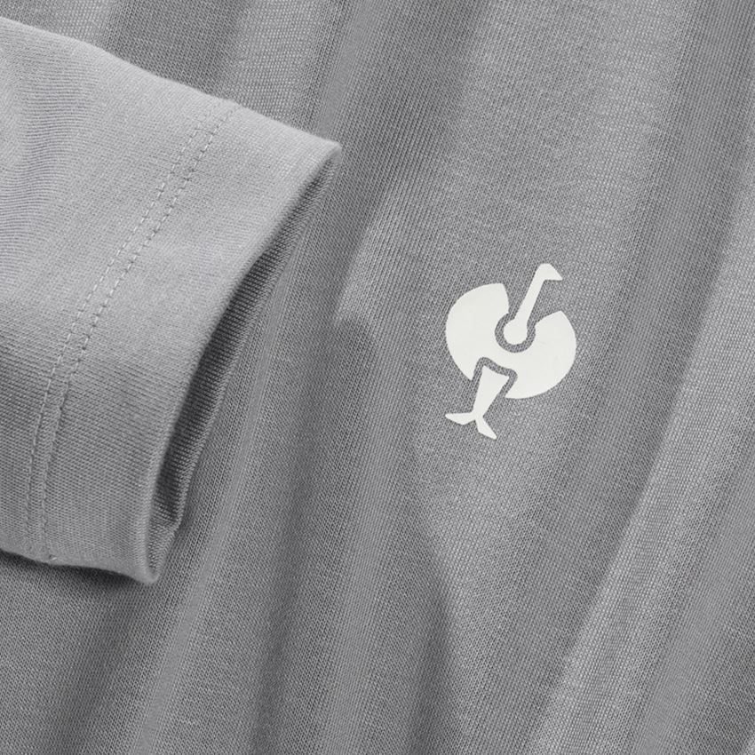 Shirts & Co.: Modal-Longsleeve e.s.concrete + perlgrau 2