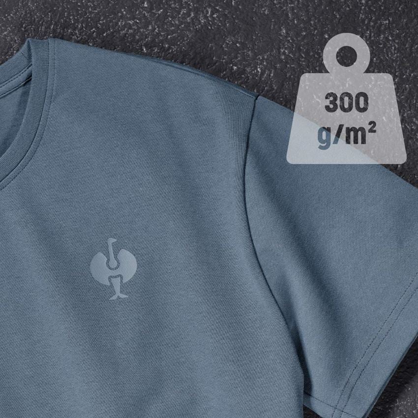 Shirts & Co.: T-Shirt heavy e.s.iconic + oxidblau 2