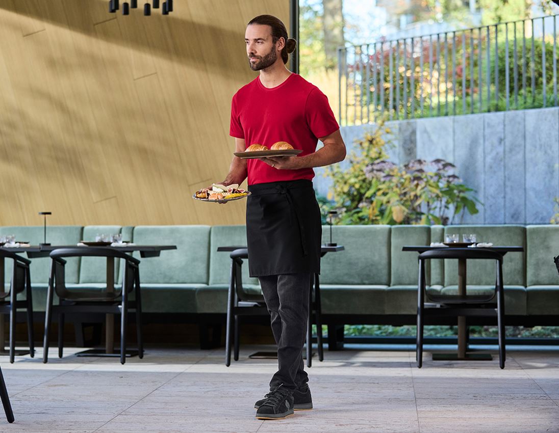Topics: e.s. Piqué-T-shirt cotton light + fiery red 5