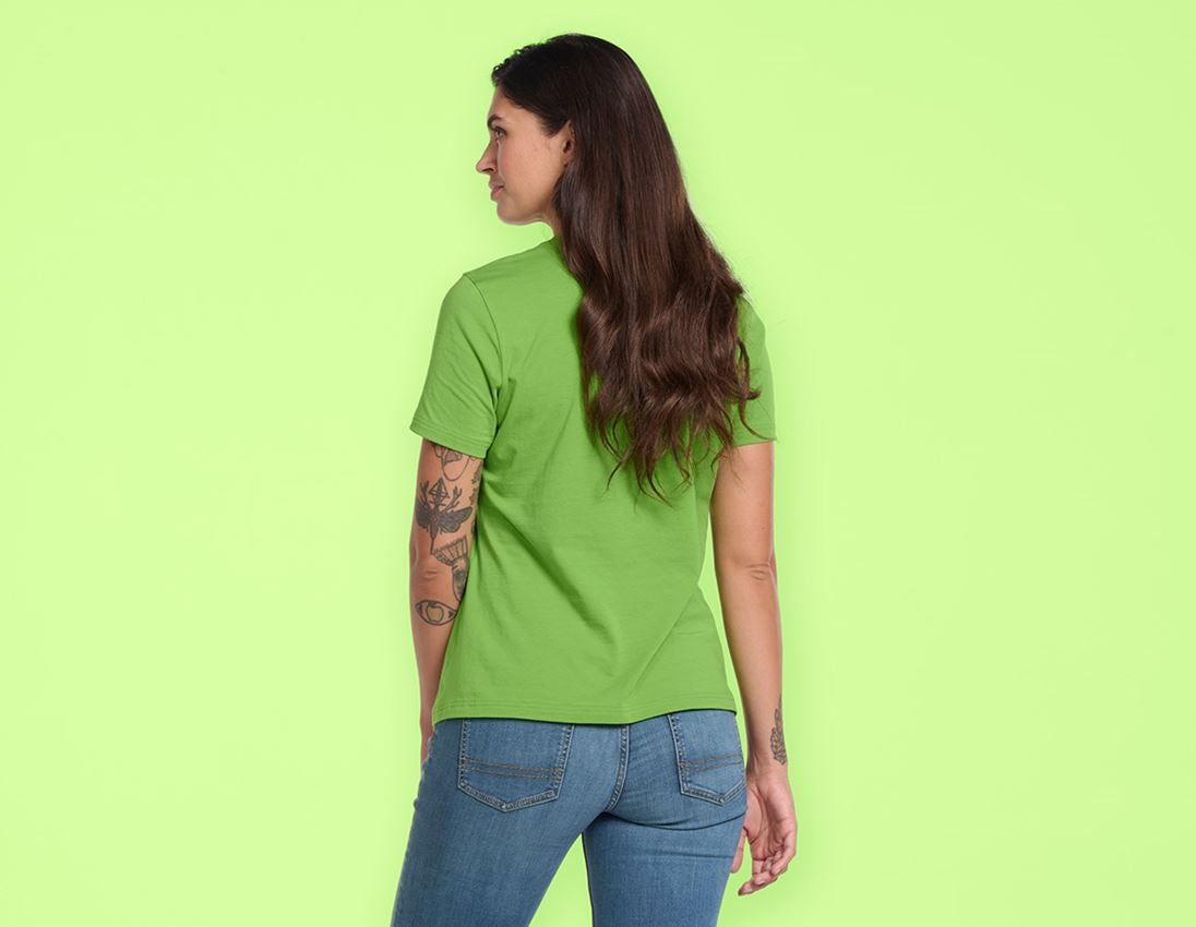 Shirts & Co.: e.s. T-Shirt cotton light, Damen + seegrün 1