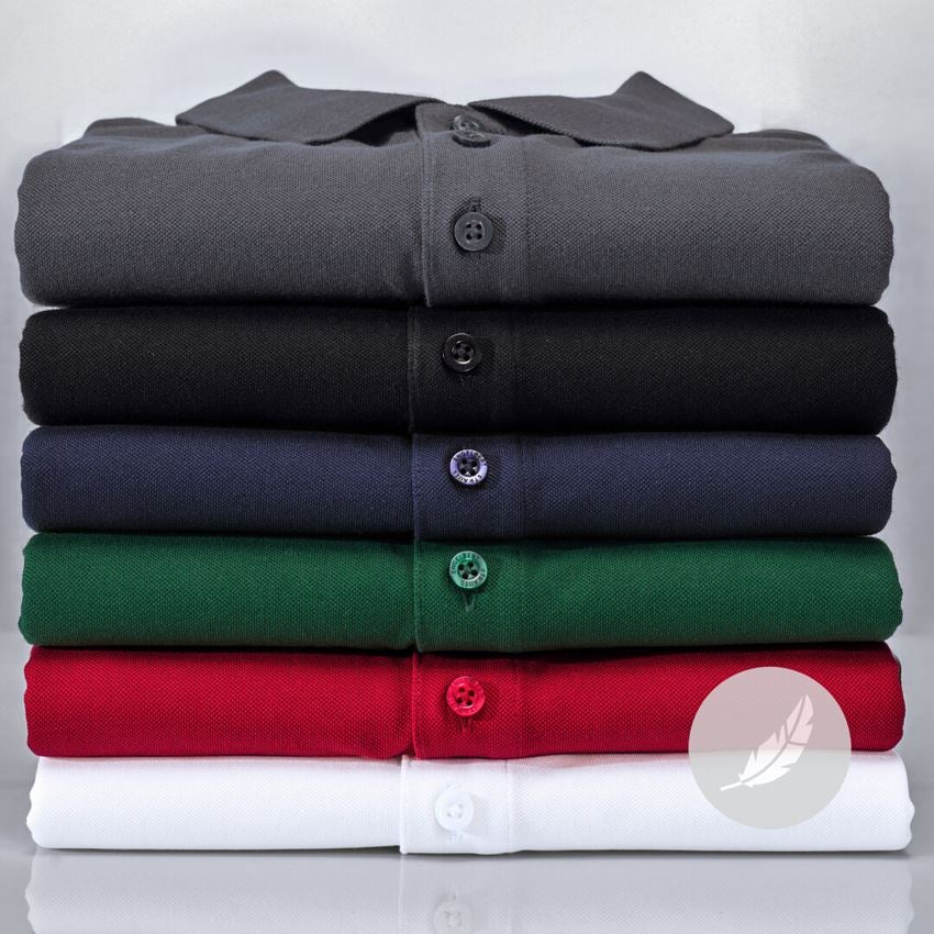 Themen: e.s. Piqué-Polo cotton light + grün 2