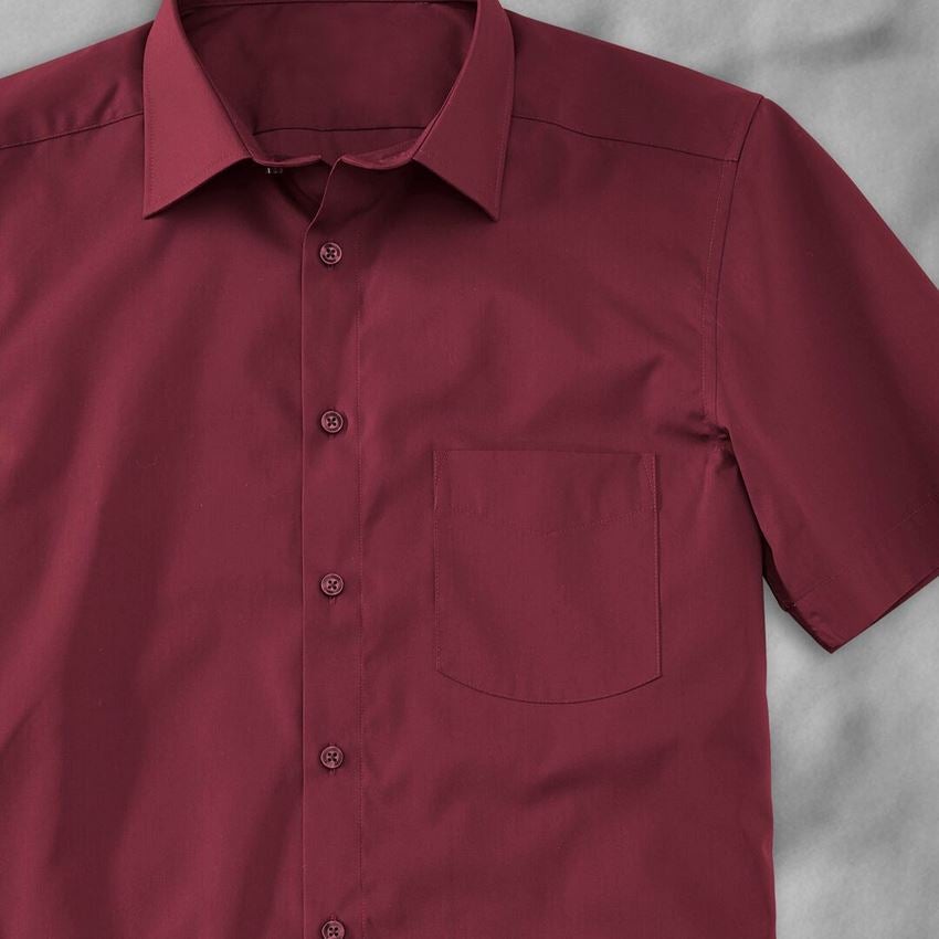 Shirts & Co.: e.s. Servicehemd kurzarm + rubin 2