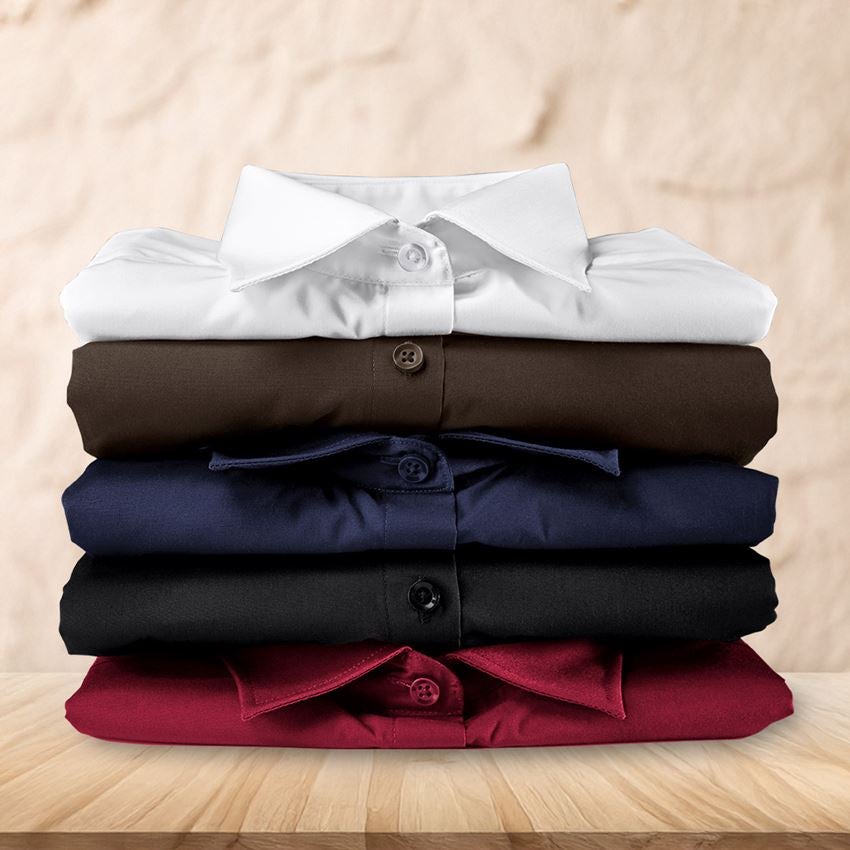 Shirts, Pullover & more: Business blouse e.s.comfort, long sleeved + navy 2
