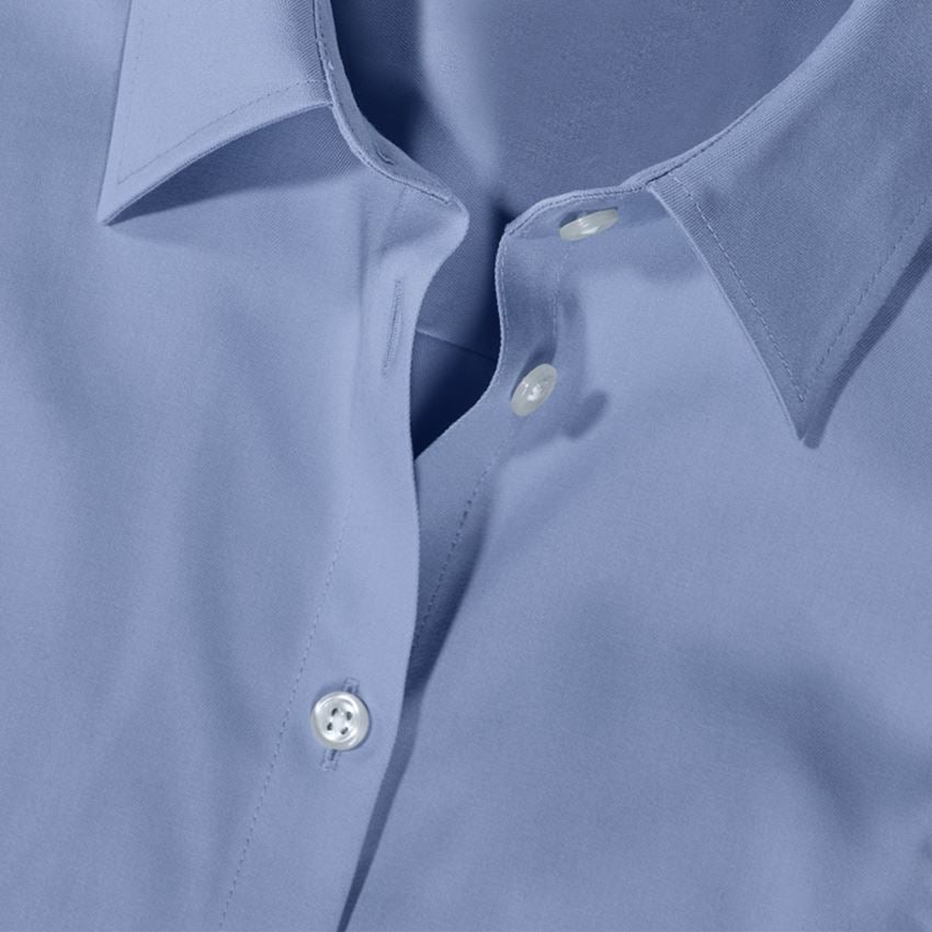 Topics: e.s. Business blouse cotton str. lad. regular fit + frostblue 2