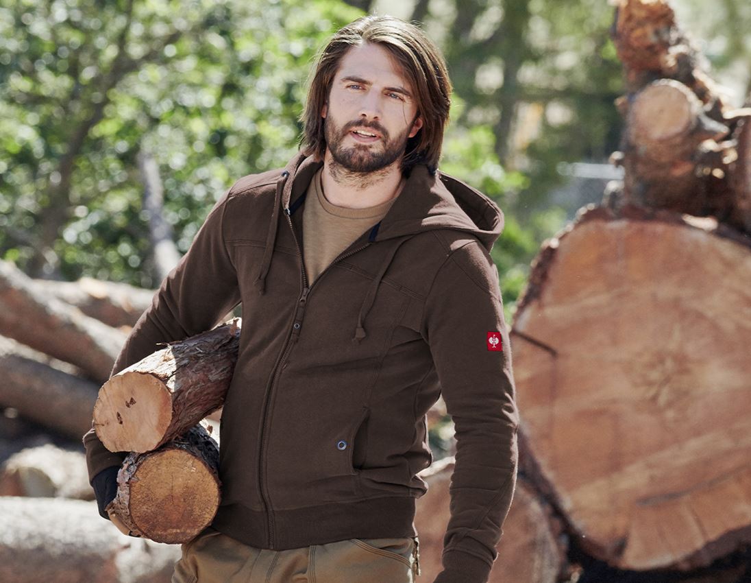 Topics: Hooded jacket cotton e.s.roughtough + bark