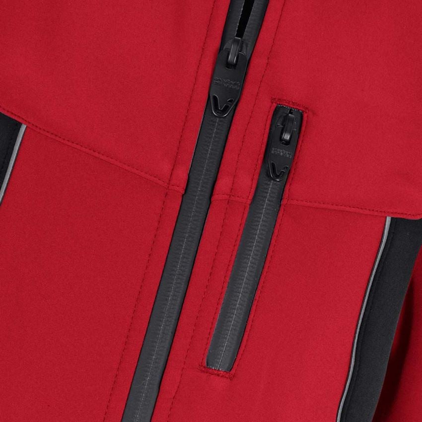 Winter: Softshell jacket e.s.vision, children’s + red/black 2