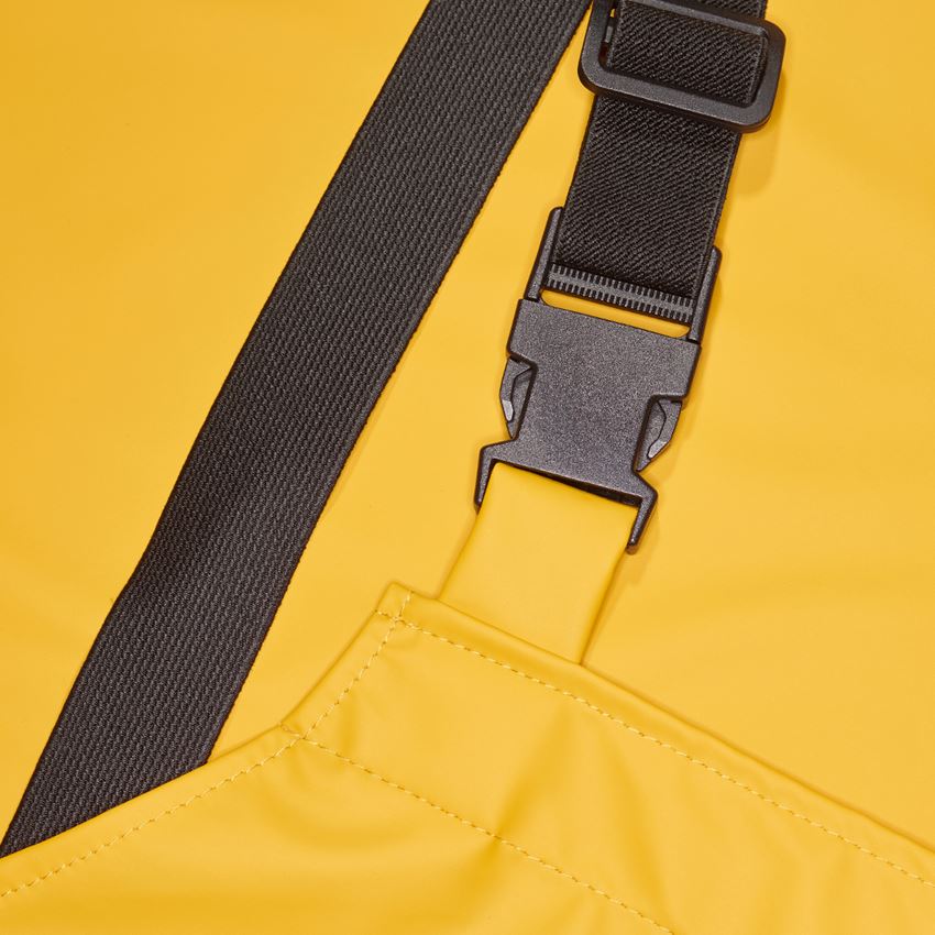 Arbeitshosen: Flexi-Stretch Latzhose + gelb 2