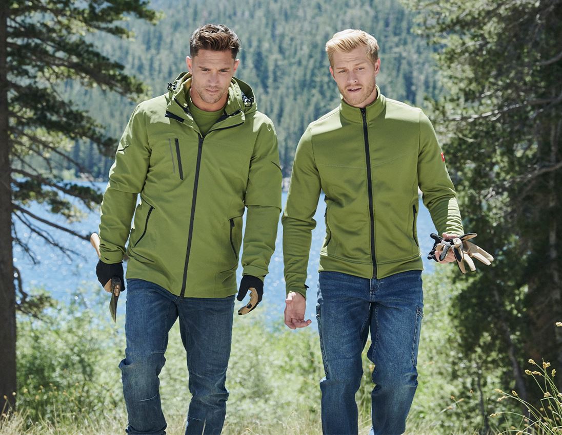 Winter jackets: 3 in 1 functional jacket e.s.vision, men's + forest 1