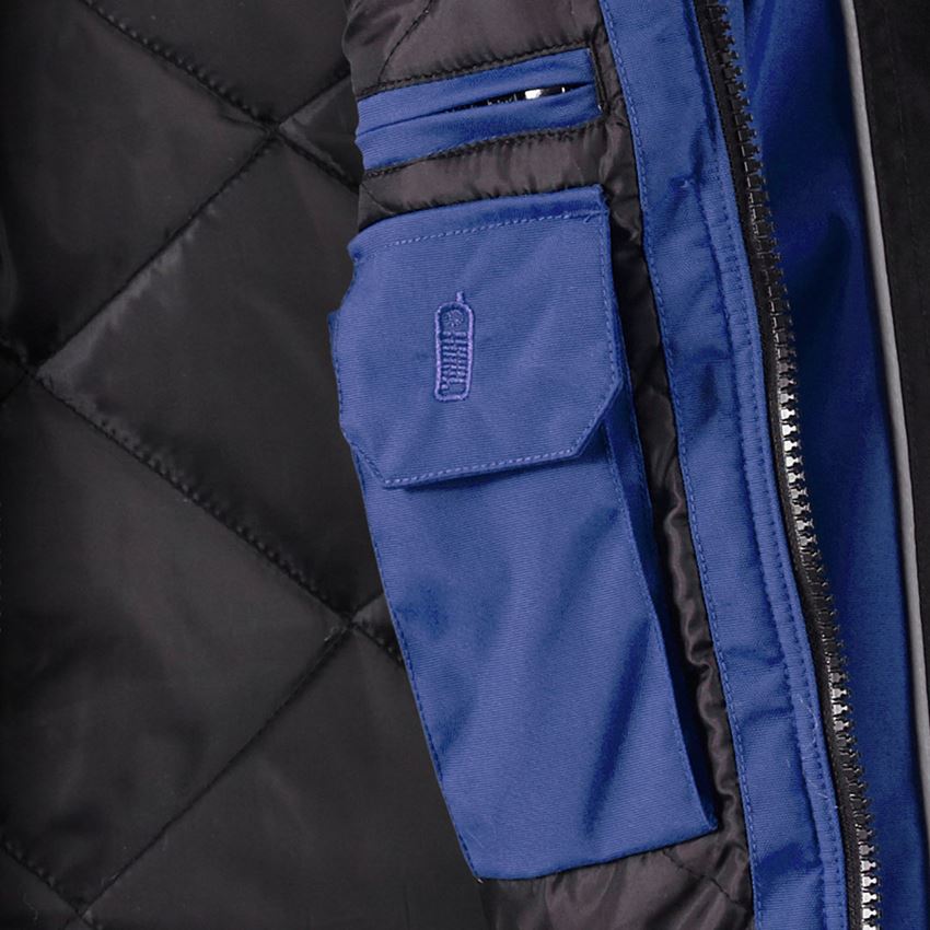 Work Jackets: Pilot jacket e.s.image  + royalblue/black 2