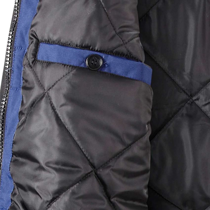Winterjacken: Parka e.s.image + kornblau/schwarz 2