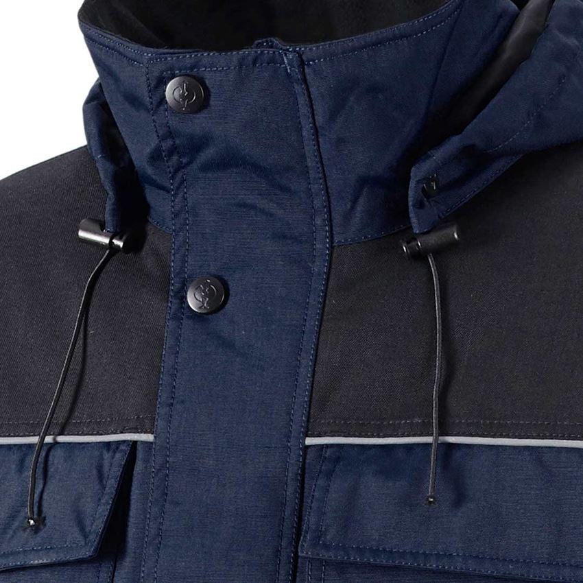 Winterjacken: Parka e.s.image + dunkelblau/schwarz 2