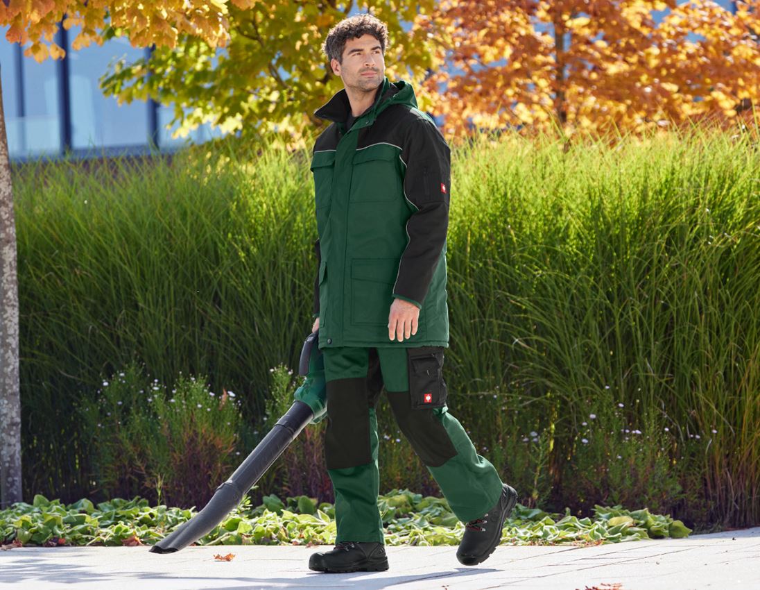 Arbeitsjacken: Parka e.s.image + grün/schwarz 2