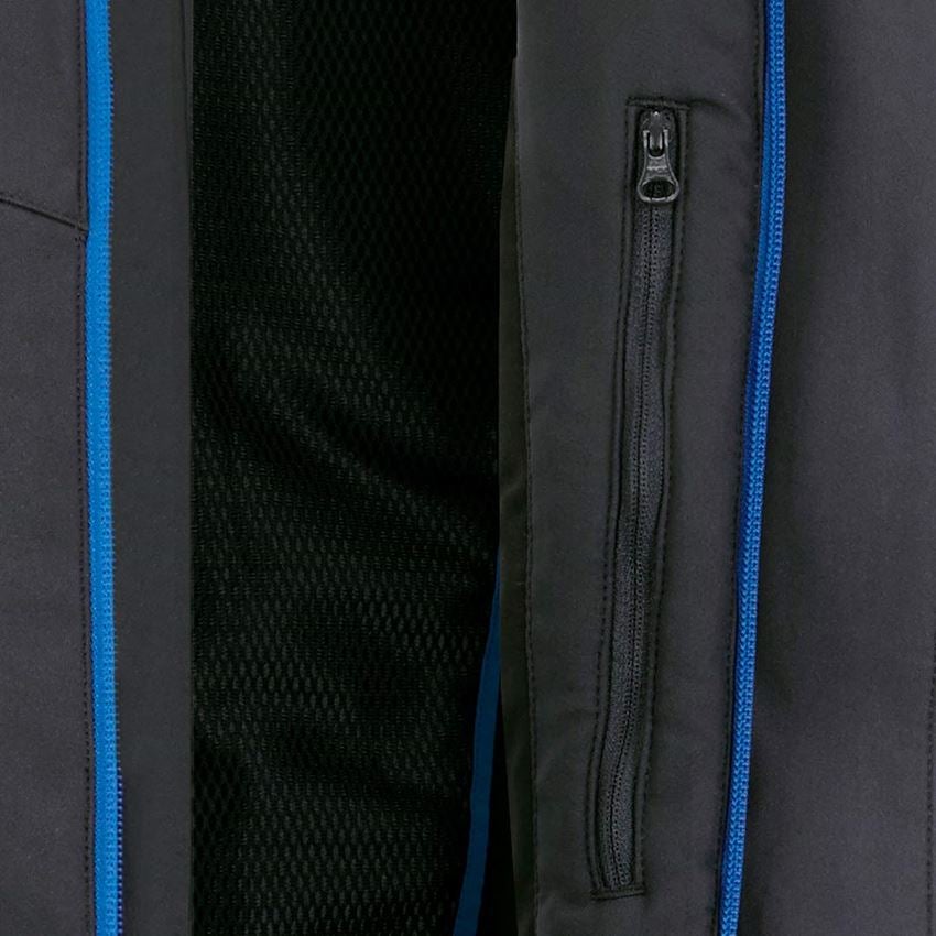 Gardening: Winter softshell jacket e.s.motion 2020, men's + graphite/gentianblue 2