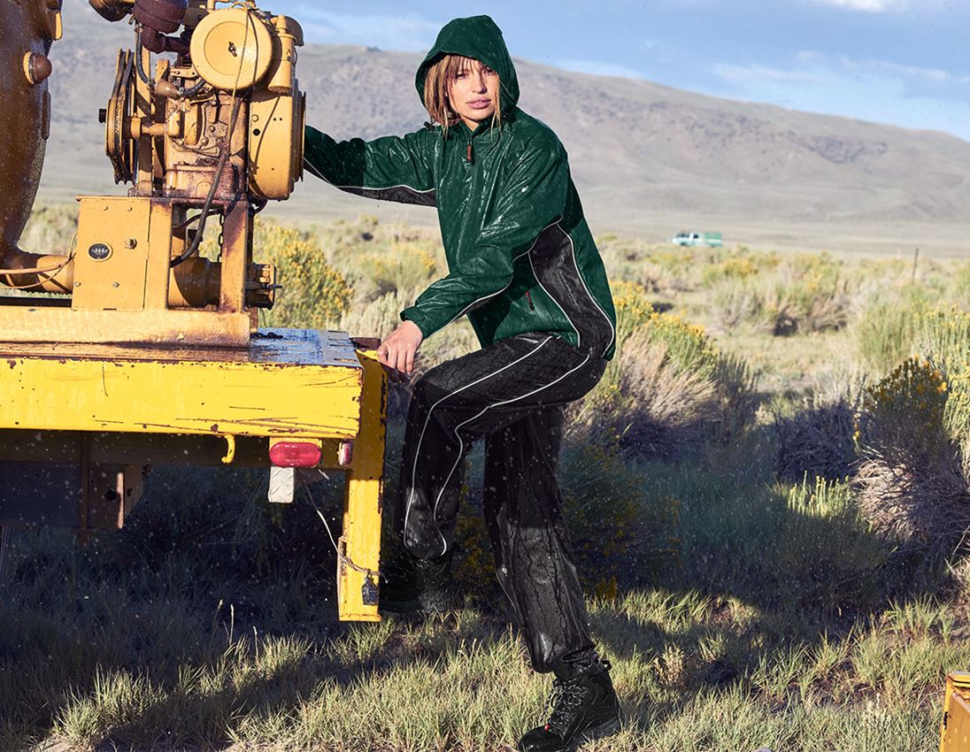 Arbeitshosen: Regenhose flexactive + schwarz 1