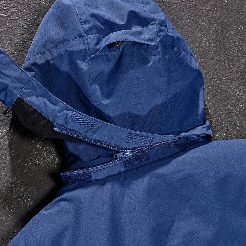 Winter jackets: Hooded pilot jacket e.s.concrete + alkaliblue/deepblue 2