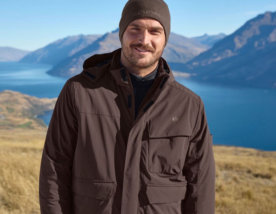 Work Jackets: Winter jacket e.s.trail + chestnut/hazelnut 1