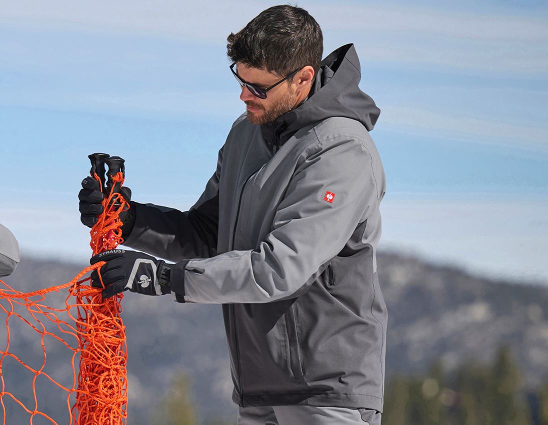 Arbeitsjacken: 3 in 1 Funktionsjacke e.s.trail snow + carbongrau/basaltgrau 3