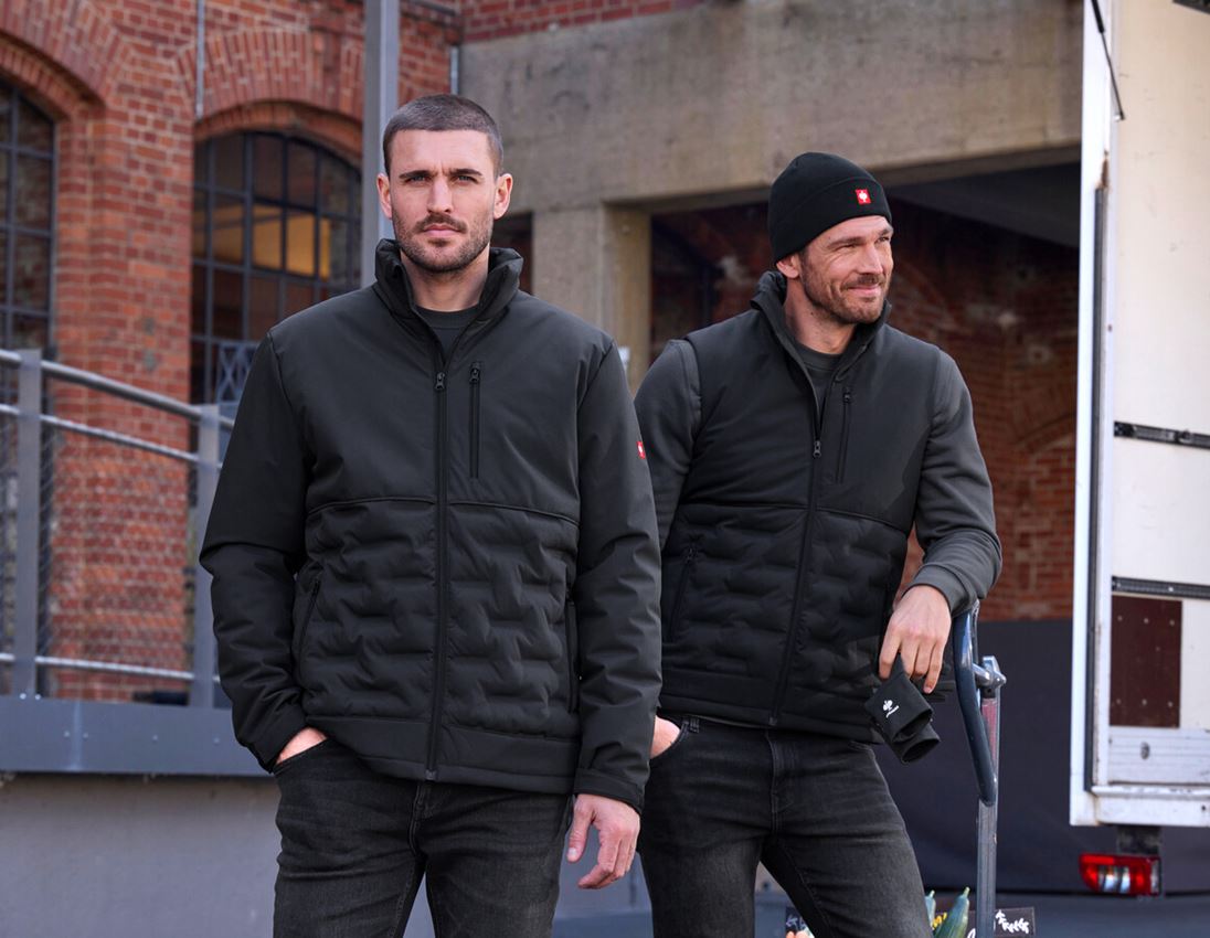 Work Jackets: Winter jacket padded e.s.line.core + black 4