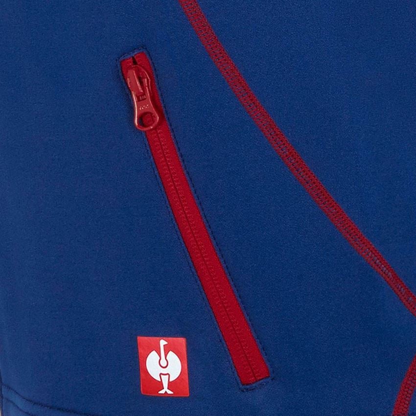 Themen: Funktions Weste thermo stretch e.s.motion 2020 + kornblau/feuerrot 2