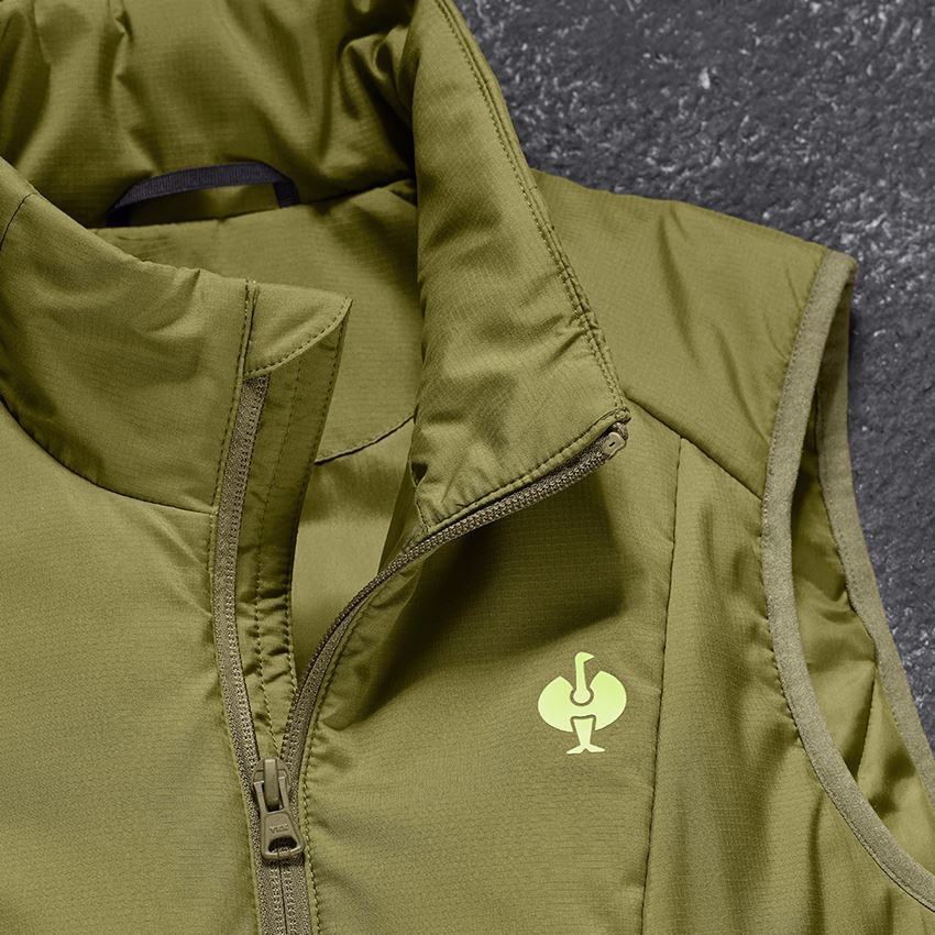 Work Body Warmer: Bodywarmer e.s.trail, ladies' + junipergreen/limegreen 2