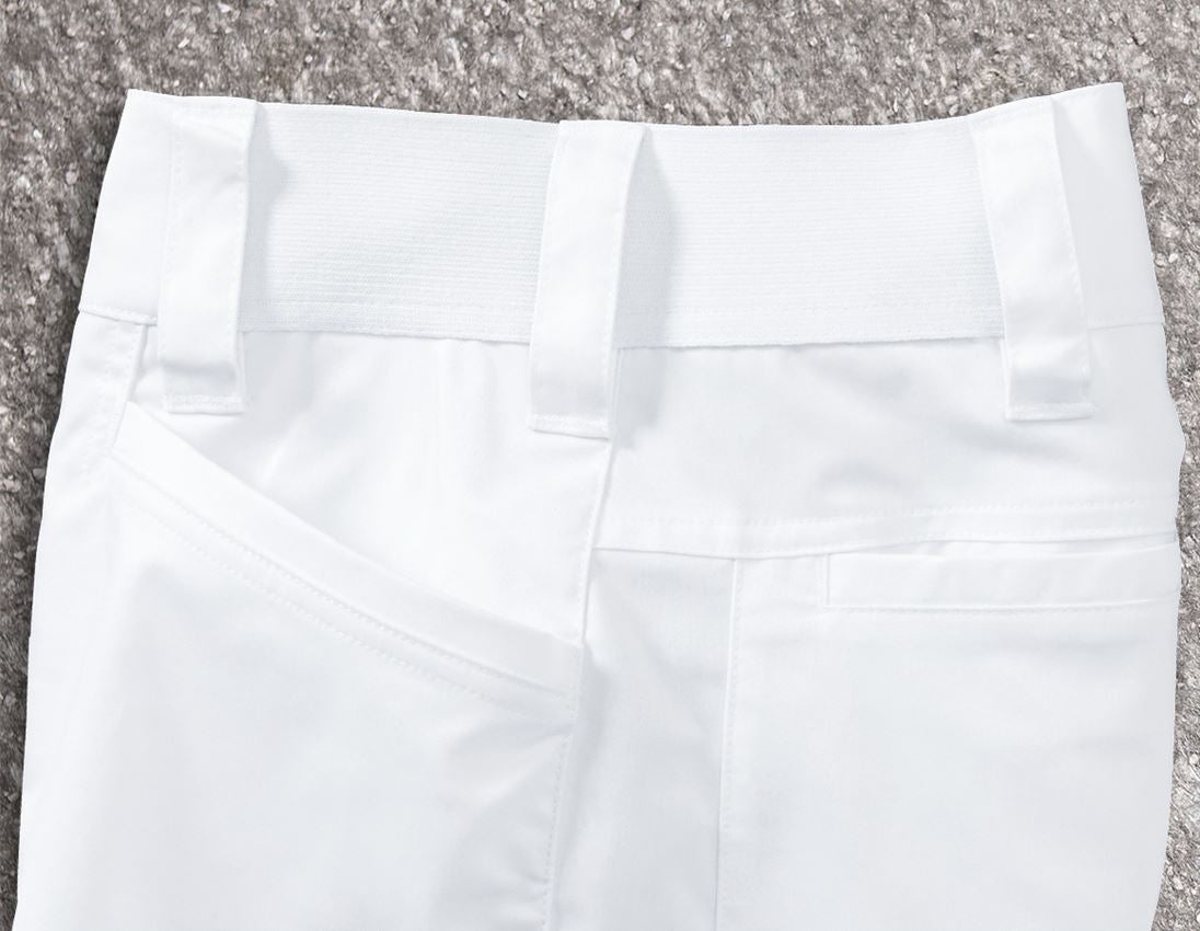 Hosen: e.s. Berufshose base, Damen + weiß 2