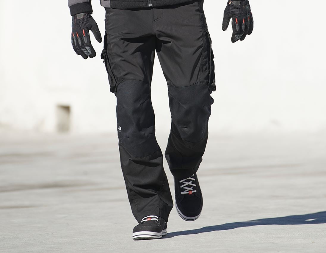 Arbeitshosen: Cargohose e.s. comfort + schwarz 1