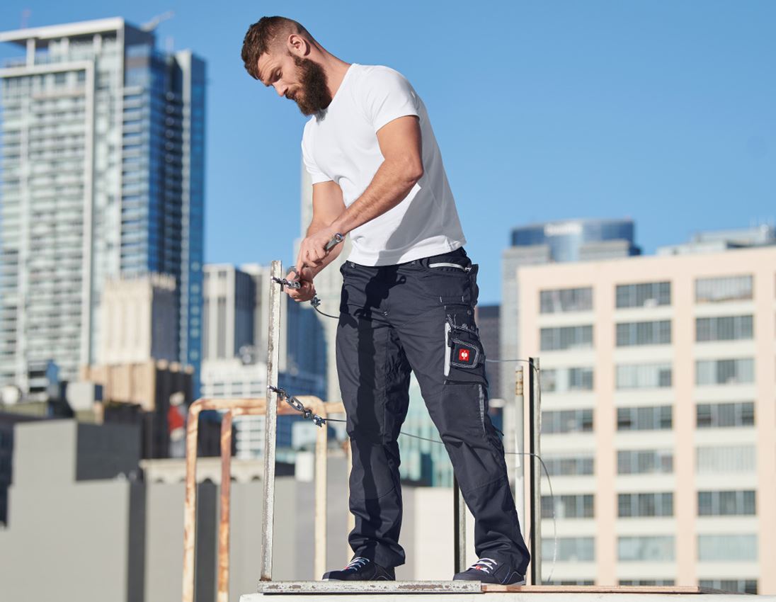 Arbeitshosen: Bundhose e.s.motion Sommer + saphir/zement 5