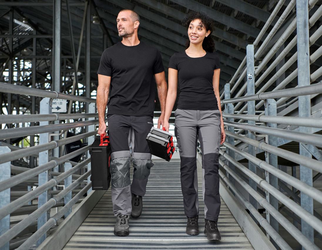 Gartenarbeit: Funktions Bundhose e.s.dynashield + zement/graphit 4