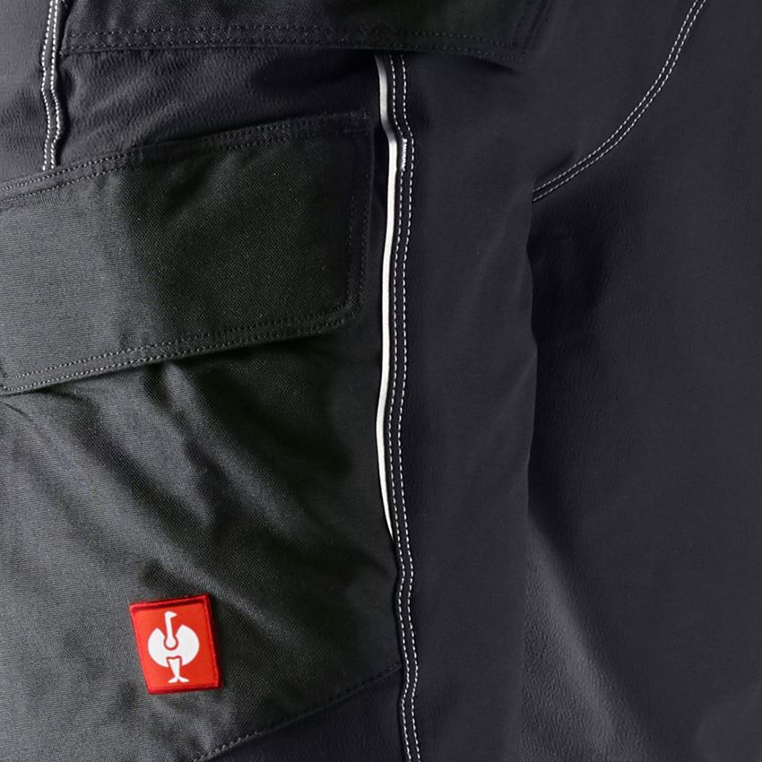 Work Trousers: Functional cargo trousers e.s.dynashield + black 2