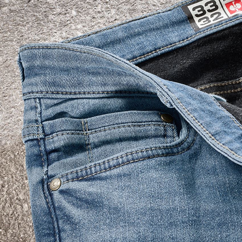 Winterhosen: e.s. Winter 5-Pocket-Stretch-Jeans + stonewashed 2
