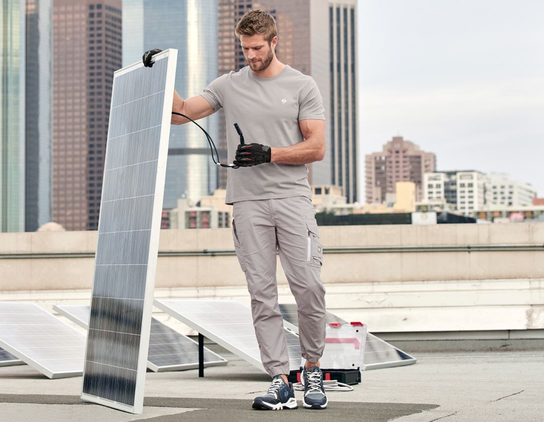 Arbeitshosen: Cargohose e.s.motion ten Sommer + opalgrau 1