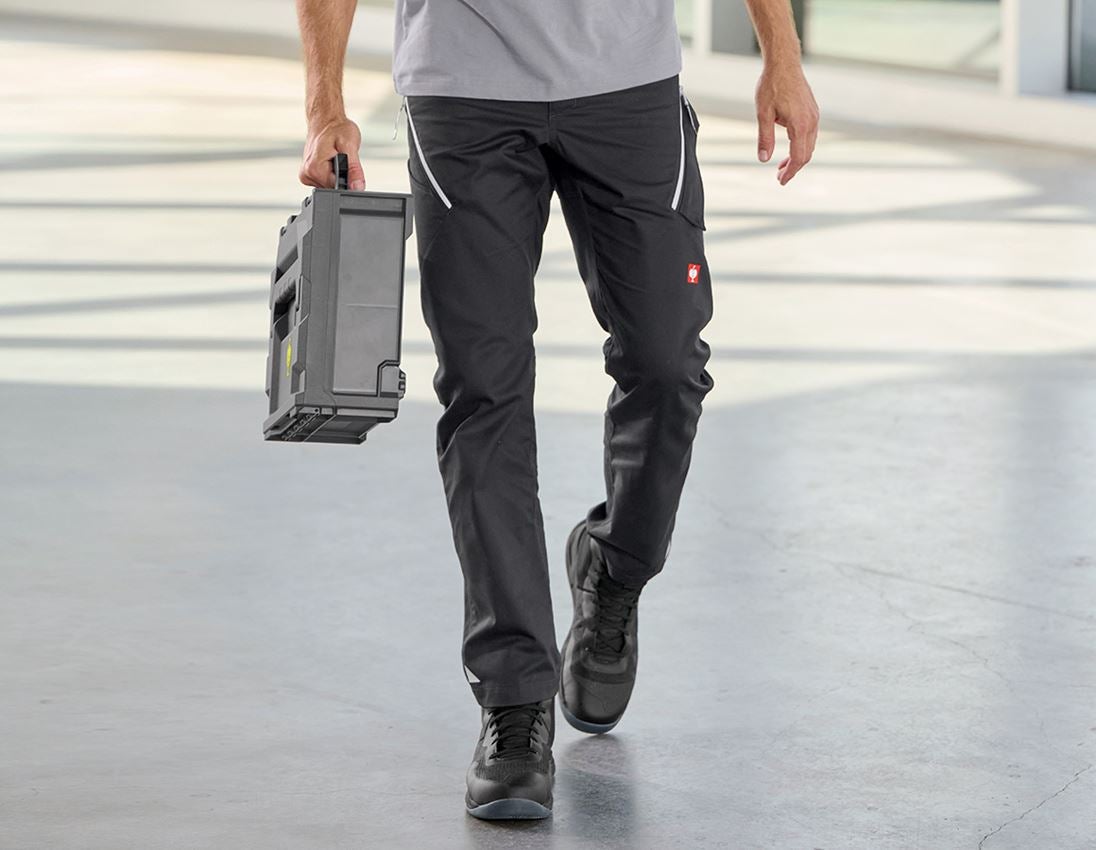 Arbeitshosen: Multipocket-Hose e.s.ambition + schwarz/platin