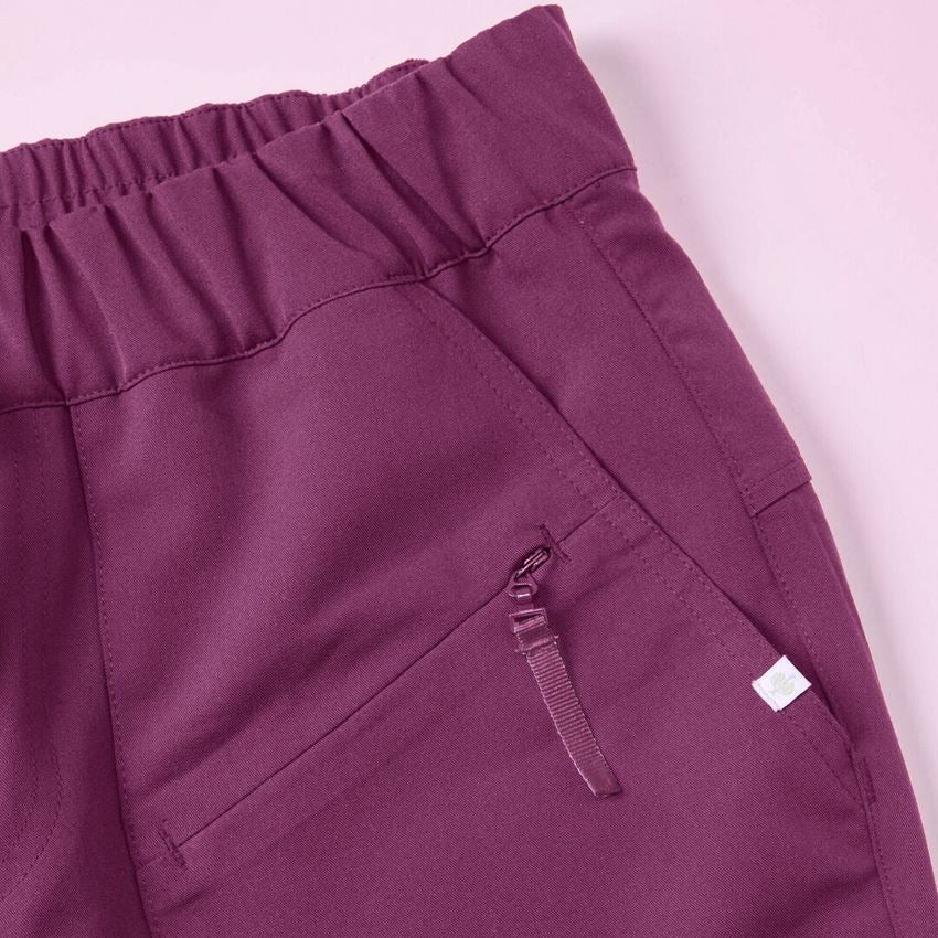 Work Trousers: Multi-Pocket Trousers e.s.avida, ladies’ + redviolet 2
