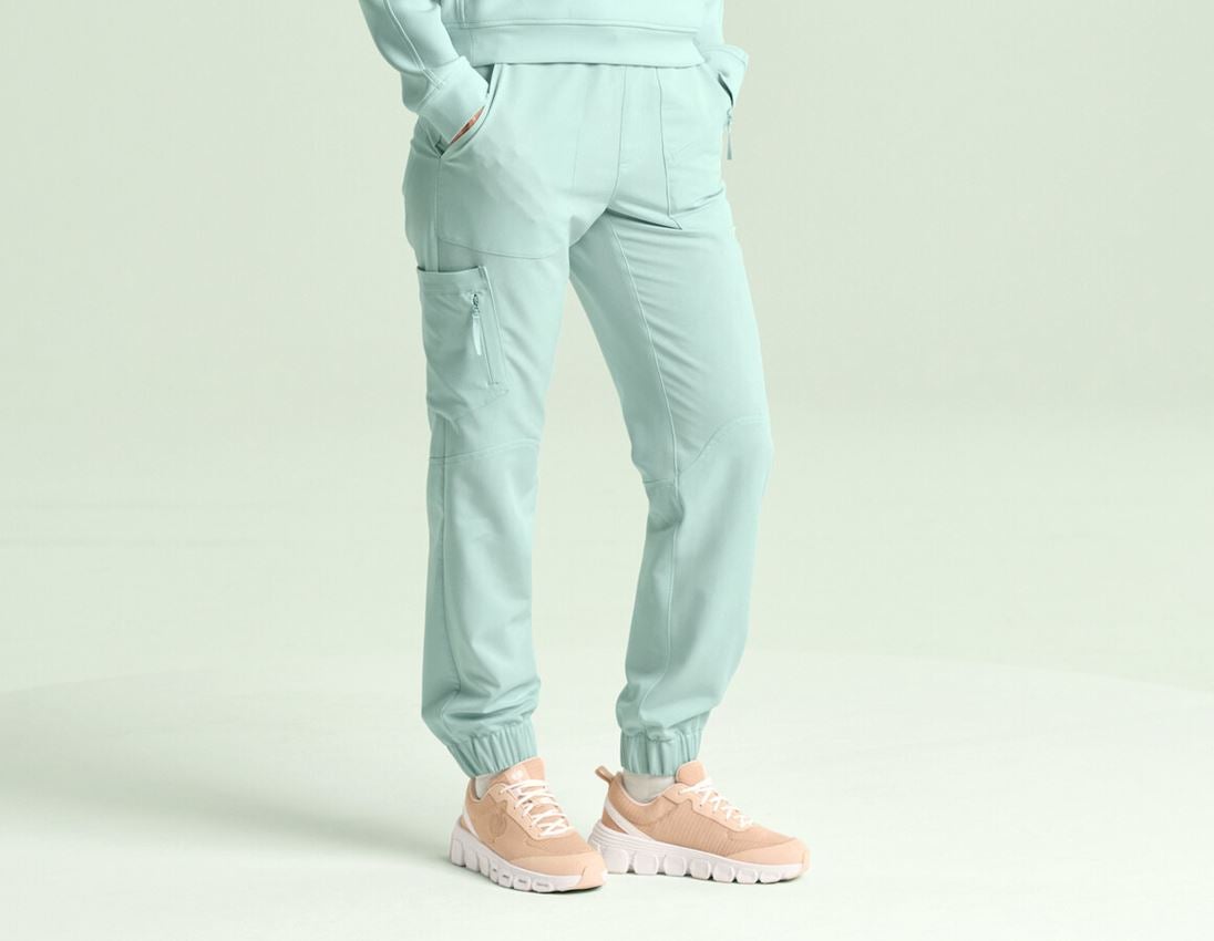 Work Trousers: Multi-Pocket Trousers e.s.avida, ladies’ + softgreen 1