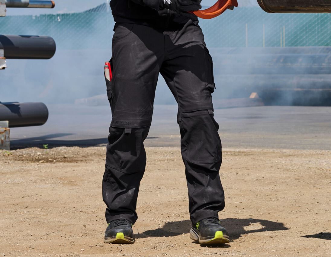 Work Trousers: Stretch trousers e.s.line.core + black 3