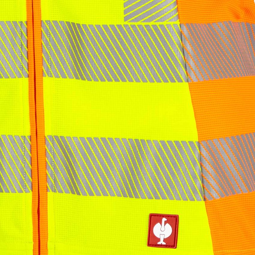 Topics: High-vis funct.bodywarmer e.s.motion 2020, ladies' + high-vis yellow/high-vis orange 2