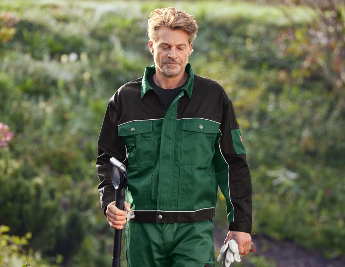 Arbeitsjacken: Berufsjacke e.s.image + grün/schwarz