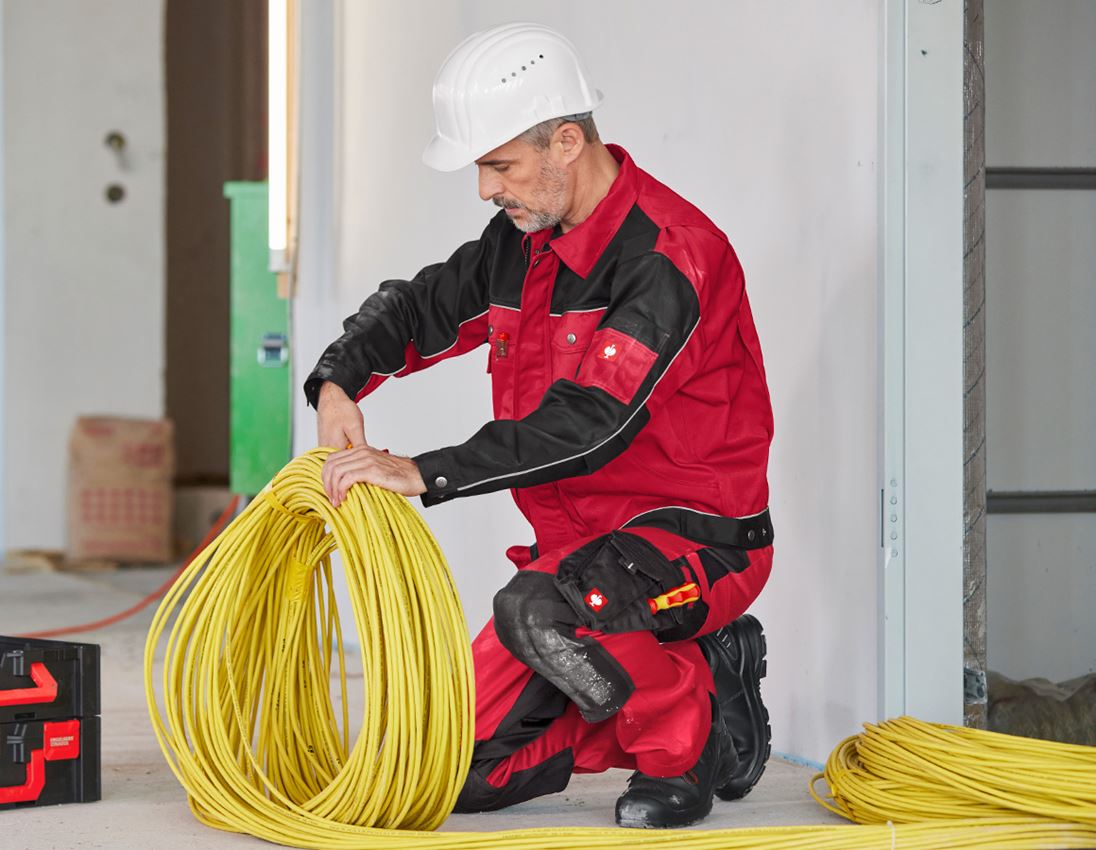 Arbeitsjacken: Berufsjacke e.s.image + rot/schwarz 1