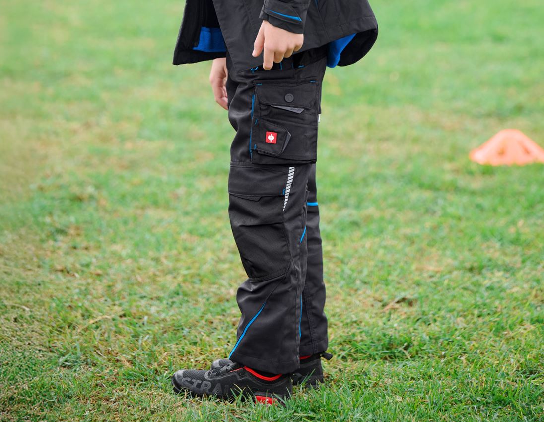 Hosen: Bundhose e.s.motion 2020, Kinder + graphit/enzianblau 1